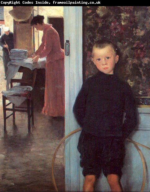 Mathey, Paul Woman Child in an Interior
